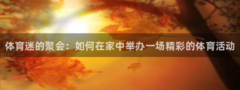 JJB竞技宝官方集团官网：体育迷的聚会：如何在家中举办一场精