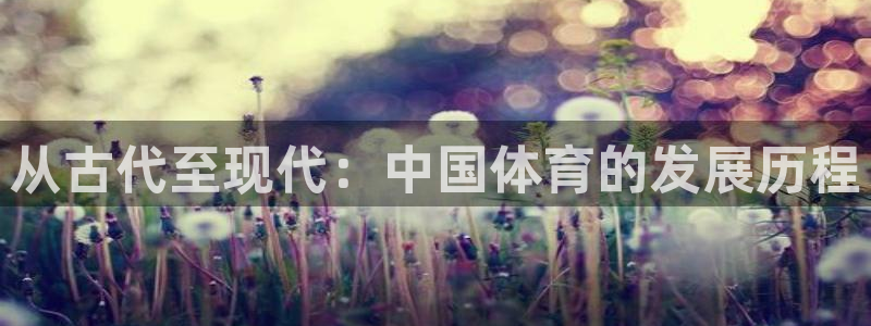 JJB竞技宝官网下载是干嘛的公司：从古代至现代：中国体育的发