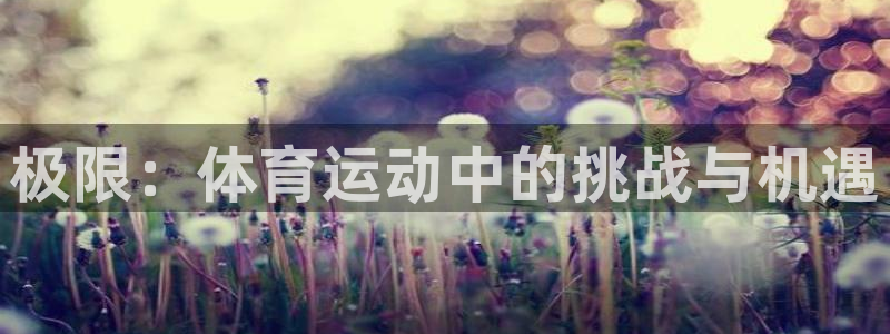 竞技宝下载链接：极限：体育运动中的挑